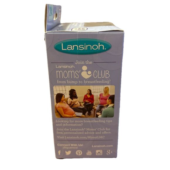 Lansinoh Contact Nipple Shields 2 Ct w/ Protective Case Size 2 24mm Silicone - Picture 5 of 6